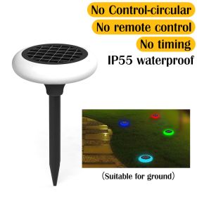 Solar Floating Pool Lights Waterproof Garden Solar Lighting 7 Colors Led Light Swimming Pool Light Garden Water Drift Lamp Decor (Ships From: CN, Emitting Color: No control-Ground)