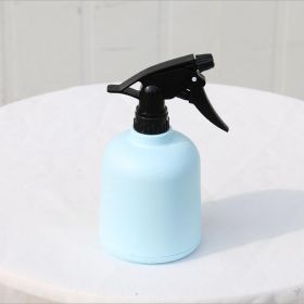 Fine Mist Spray Bottle with Top Pump Trigger Flowers Herbs Plants Sprayer (Color: Blue)