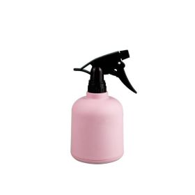 Fine Mist Spray Bottle with Top Pump Trigger Flowers Herbs Plants Sprayer (Color: Pink)